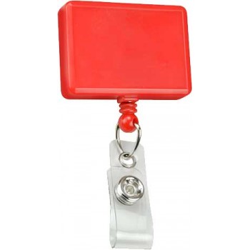 Badge Reel Custom Rectangular  100 Pack